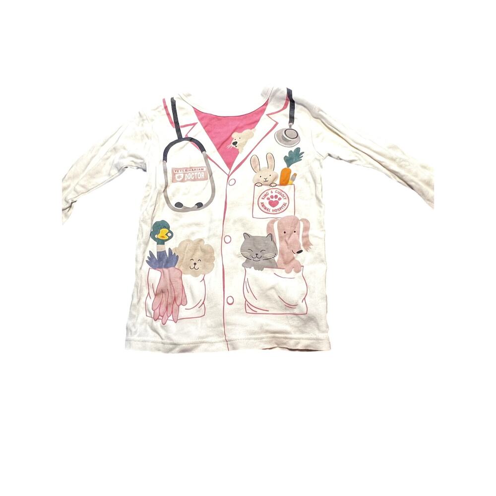 Baby Gap Veterinarian Organic Cotton Pajamas Size 5 Twins
